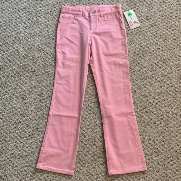 Lilly Pulitzer Other - Lilly Pulitzer Pink Corduroy Pant Girl size 12 NWT       (R)